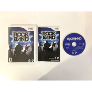 Rock Band 1 (Nintendo Wii, 2008) EA - MTV Games - CIB Complete - US Seller